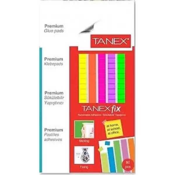 TANEX FİX YAP.FLO MIX COL.RENK 50GR 80 Lİ(KT-24LÜ)