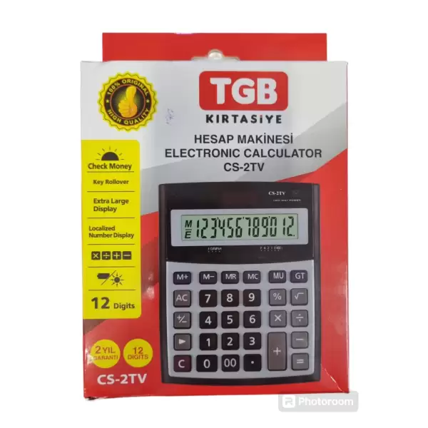 TGB HESAP MAKİNESİ CS-2TV