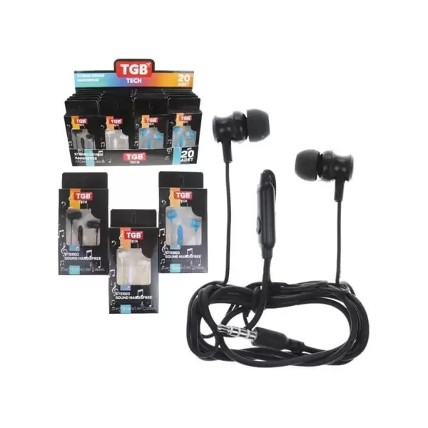 TGB TECH KULAKLIK TGB-001-002-003-004 (PKT-20 Lİ)