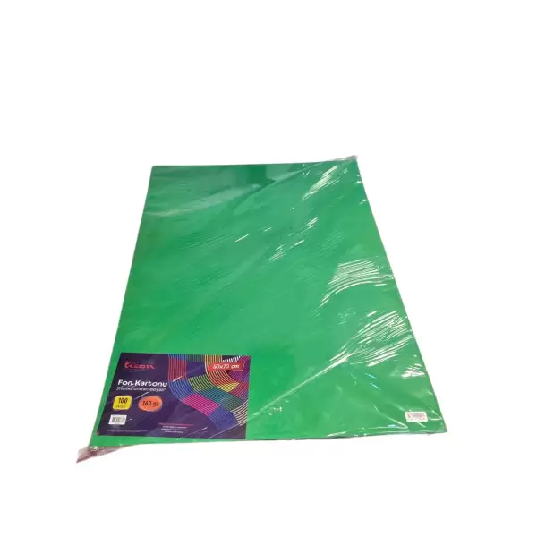 TİCON FON KARTONU 50X70 CM 160 GR K.YEŞİL(PKT-100)