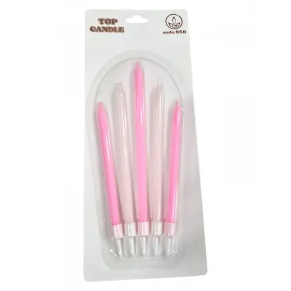 TOP CANDLE MUM PASTEL KOD:950 5 Lİ