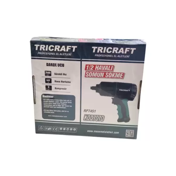 TRICRAFT 1/2 HAVALI SOMUN SÖKME RP-7451 7070