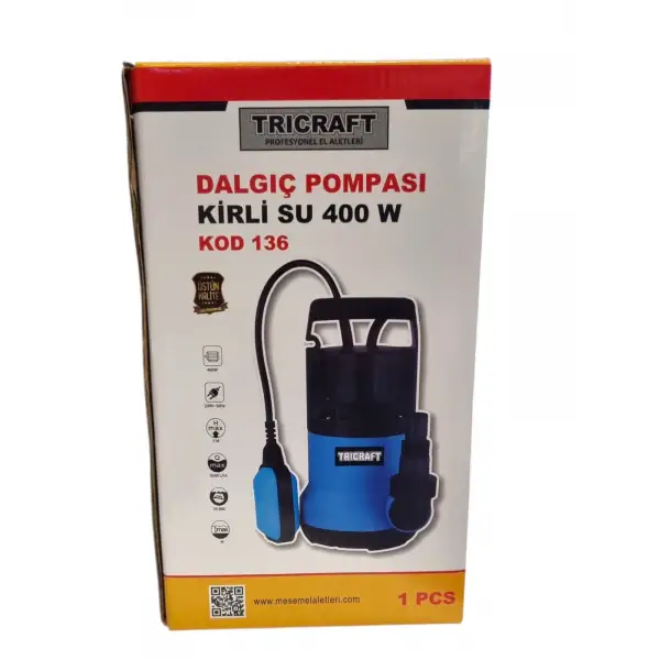 TRICRAFT DALGIÇ POMPASI 400 W 136
