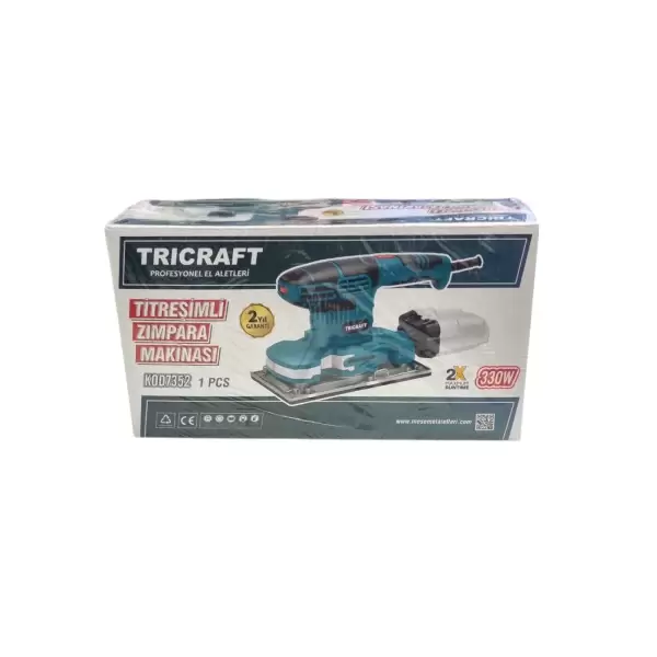 TRICRAFT TİTREŞİMLİ ZIMPARA MAKİNESİ 330W 7352