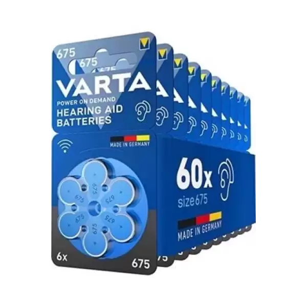 VARTA İŞİTME CİHAZI PİLİ NO:675 (KUTU-10 LU)