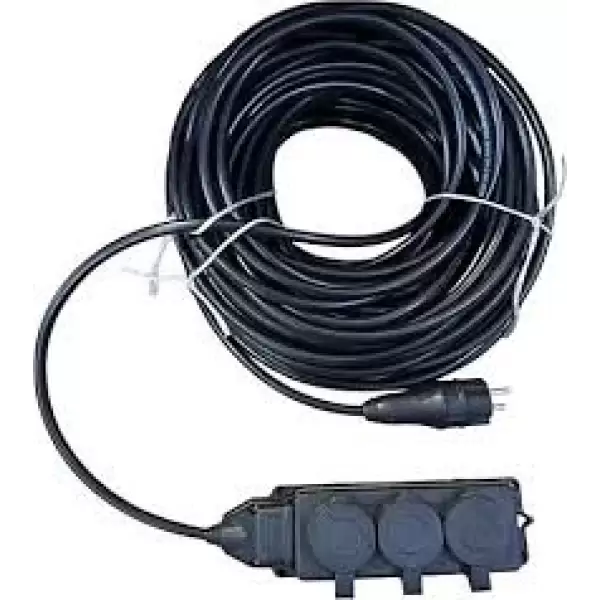 VEETRİN 3X2,5 CCA KABLO 3LÜ KAUÇUK 20MT S-32520-3