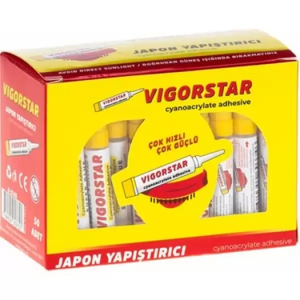 VIGORSTAR JAPON YAPIŞTIRICI 1,5 GR MİNİ(PKT-50 Lİ)