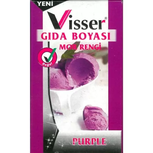 VİSSER GIDA BOYASI TOZ MOR