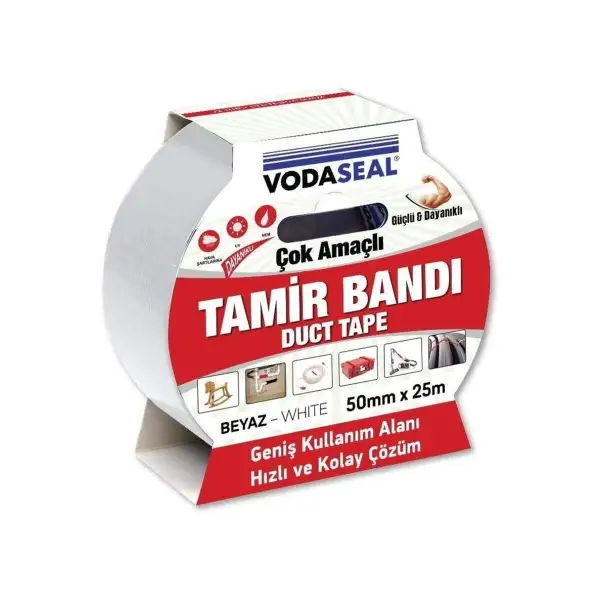 VODASEAL DUCE TAMİR BANDI 50MM X25 MT BEYAZ 83676