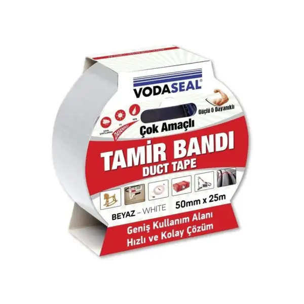 VODASEAL DUCT TAPE TAMİR BANDI 50X10 MT BEYAZ 0448