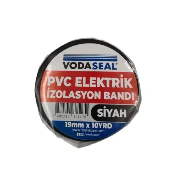 VODASEAL ELEKTRİK BANDI SİYAH 71179 (PKT-10 LU)
