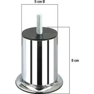 KOÇ BAZA AYAĞI VİDALI ASENA 8 CM M8