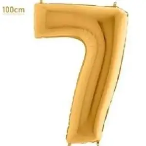 40X102 CM ALTIN 7 RAKAMLI BALON