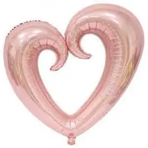 40X102 CM ROSEGOLD KALP FOLYO BALON