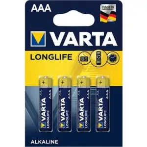 VARTA İNCE PİL AAA 4 LÜ (BLİSTER)