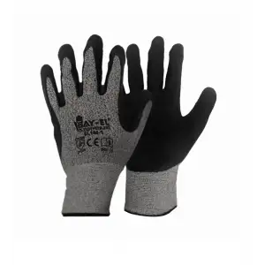 BAY-EL MONTAJ  İŞ ELDİVEN GRİ SİYAH NO:10 EL-340