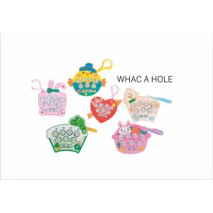 GIPTA WHAC A HOLE SİLİKON ANAHTARLIK (ST-48 Lİ )