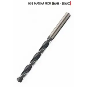 BAY-TEC MATKAP UCU HSS SİYAH BEYAZ 5,5MM
