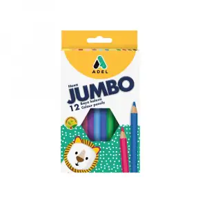 ADEL JUMBO HEXA BOYA KALEMİ 12 RENK