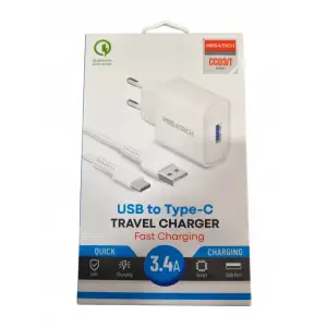 MEGATECH EV ŞARJ SETİ 3.4 AMPER TYPE-C