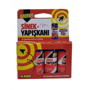 BROFAR SİNEK YAPIŞKANI 4 LÜ (PKT-24 LÜ)