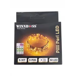 WINNBOSS PİLLİ PERİ LED AYDINLATMA 5 MT WN-1212