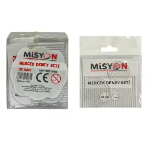 MİSYON MERCEK DENEY SETİ MSY-6981 (PKT-25 Lİ)