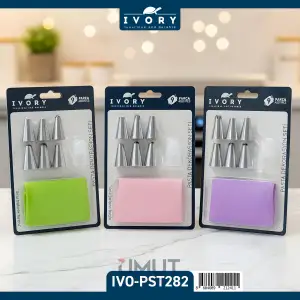 IVORY PASTA DEKORASYON SETİ 9 PARÇA IVO-PST282