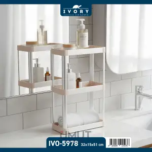 IVORY ALÜMİNYUM ORGANİZER RAF 3 KATLI IVO-5978
