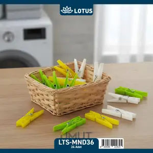 LOTUS SİLİKON MANDAL 24 LÜ LTS-MND36