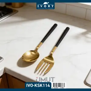 IVORY ÇATAL KAŞIK TAKIMI GOLD IVO-KSK114