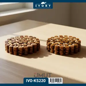 IVORY BAMBU NİHALE BONCUK YUVARLAK IVO-KS220