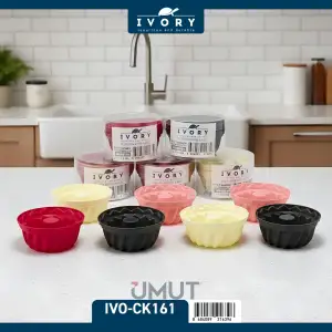 IVORY MUFFİN KEK KALIBI SİLİKON IVO-CK161(PK-12Lİ)