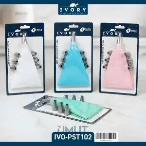 IVORY SİLİKON KREMA POMPASI DUY SETİ IVO-PST102