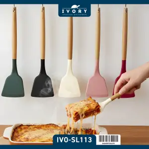 IVORY BAMBU SAPLI SİLİKON SPATULA IVO-SL113