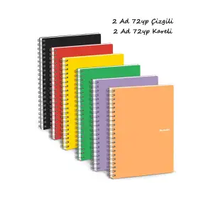 ESKTRA SPİRALLİ PP KAPAK 72 YP A-4