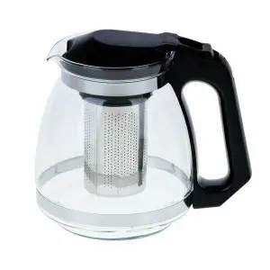 YAKUT ÇELİK SÜZGEÇLİ CAM DEMLİK 900 ML 8882