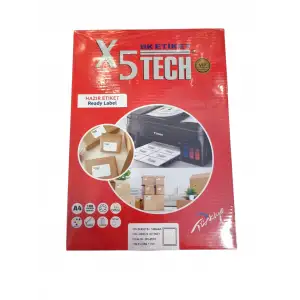 X5TECH A4 LAS. ETİKET 199,6X289,1 BK-2001 (PK-100)