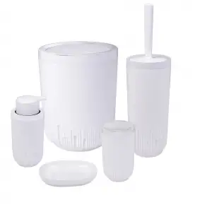 HEREVİN BANYO SETİ 5 Lİ BEYAZ