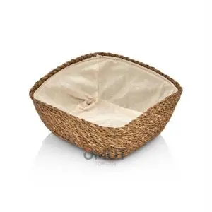 BALSA EKMEK SEPETİ BEZLİ KARE CL-9045