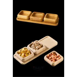 BALSA ÇEREZLİK KARE 3 LÜ SET CL-12093