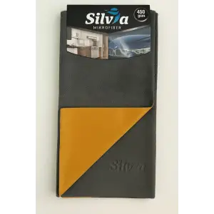 SİLVİA MİKROFİBER TEMİZLİK BEZİ ÇİFT YÖNLÜ 40X60 SLV-30