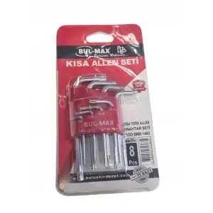 BUL-MAX TORX ALYAN SETİ KISA 8 PRÇ BMX-1463