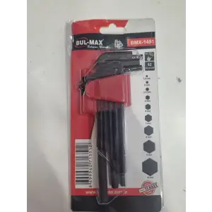 BUL-MAX ALYAN ANAHTAR SETİ 180MM 9 PARÇA BMX-1451