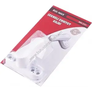 BUL-MAX EMNİYET KİLİDİ ÇEKMELİ BEYAZ BMX-3751