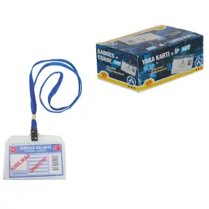 ARK YAKA KARTLIĞI VE İP SETİ 1635 (PKT-25Lİ )