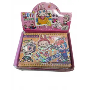 LABUBU STİCKER DEFTER MSY-636 (PKT-24LÜ)