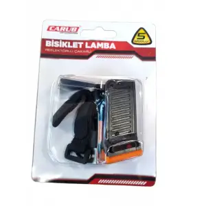 CARUB BİSİKLET LAMBA REFLEKTÖRLÜ ÇAKARLI 4456019