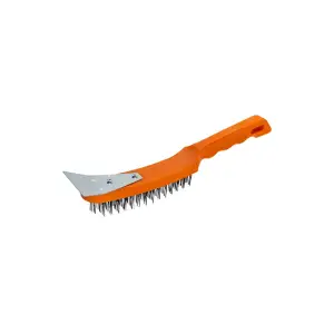 MİRAÇ SPATULALI PLASTİK TEL FIRÇA 2053 (PKT-12 Lİ)