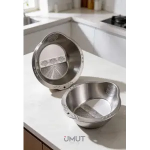 IVORY ÇELİK SÜZGEÇ PİRİNÇ IVO-SZG403